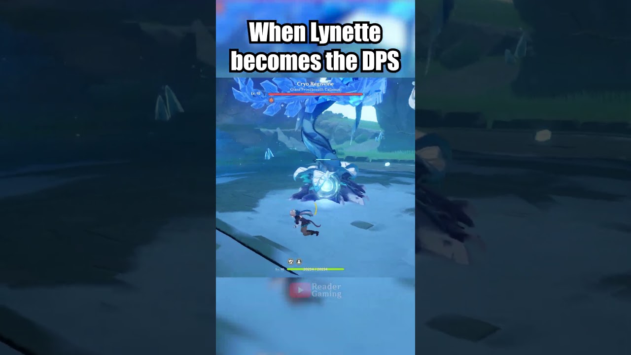 WHEN LYNETTE BECOMES THE DPS ✨ GENSHIN IMPACT #genshinimpact #lynette