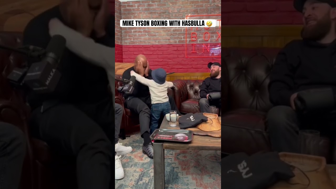 When Mike Tyson met Hasbulla 😂 (via @HotboxinwithMikeTyson)