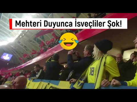 When Ottoman Battle Song Played Before the Turkey-Sweden Match 😲