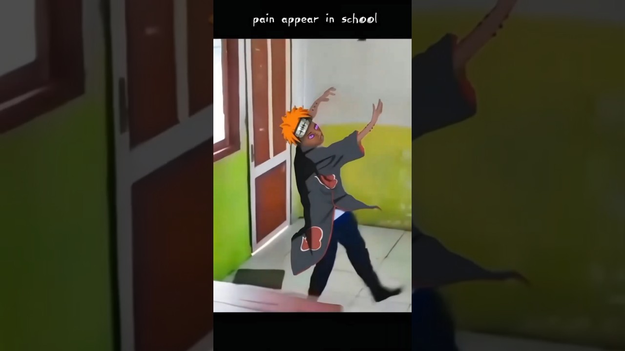 When pain appear in school#pain #naruto #narutoshippuden #akatsuki #itachi #jiraiya 