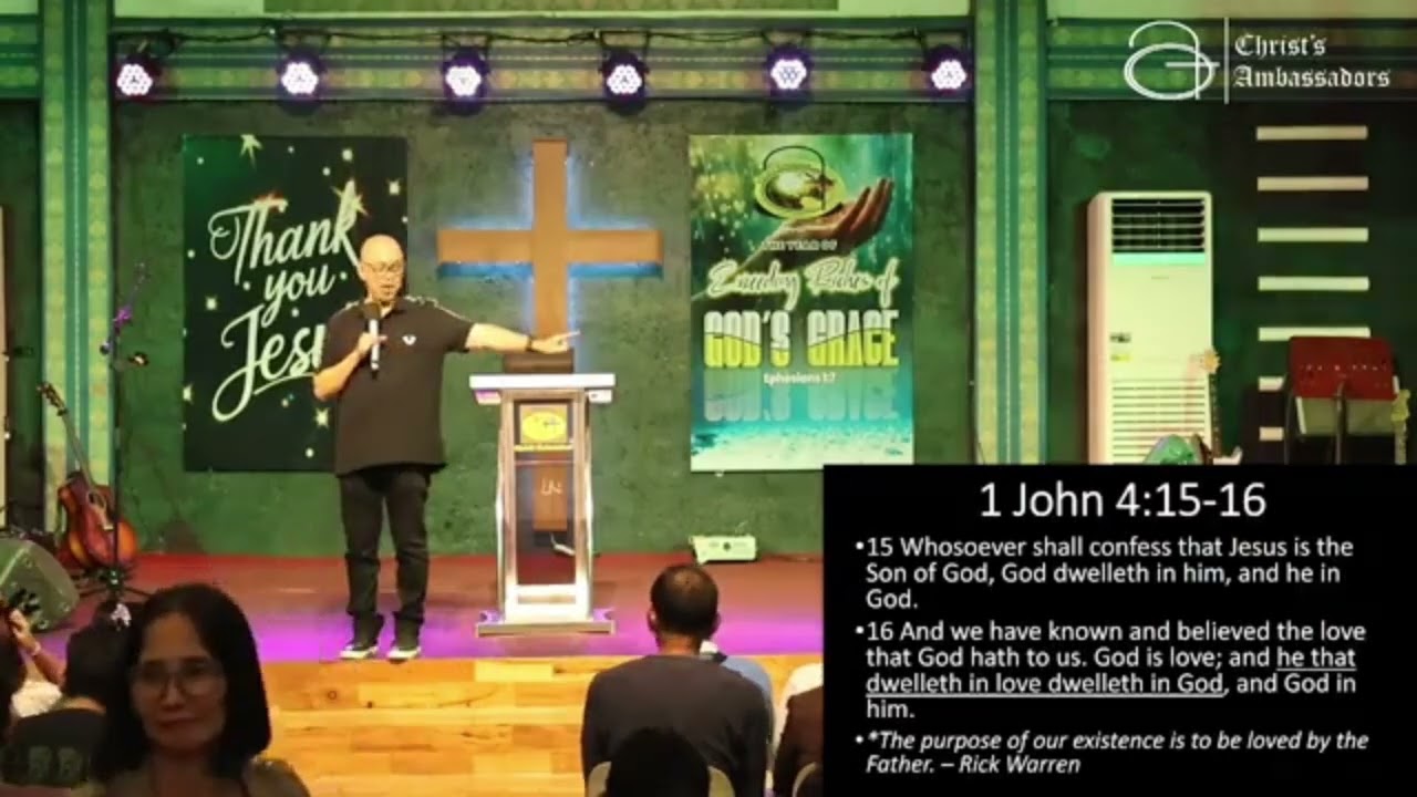 When Pastor  Jun yu said