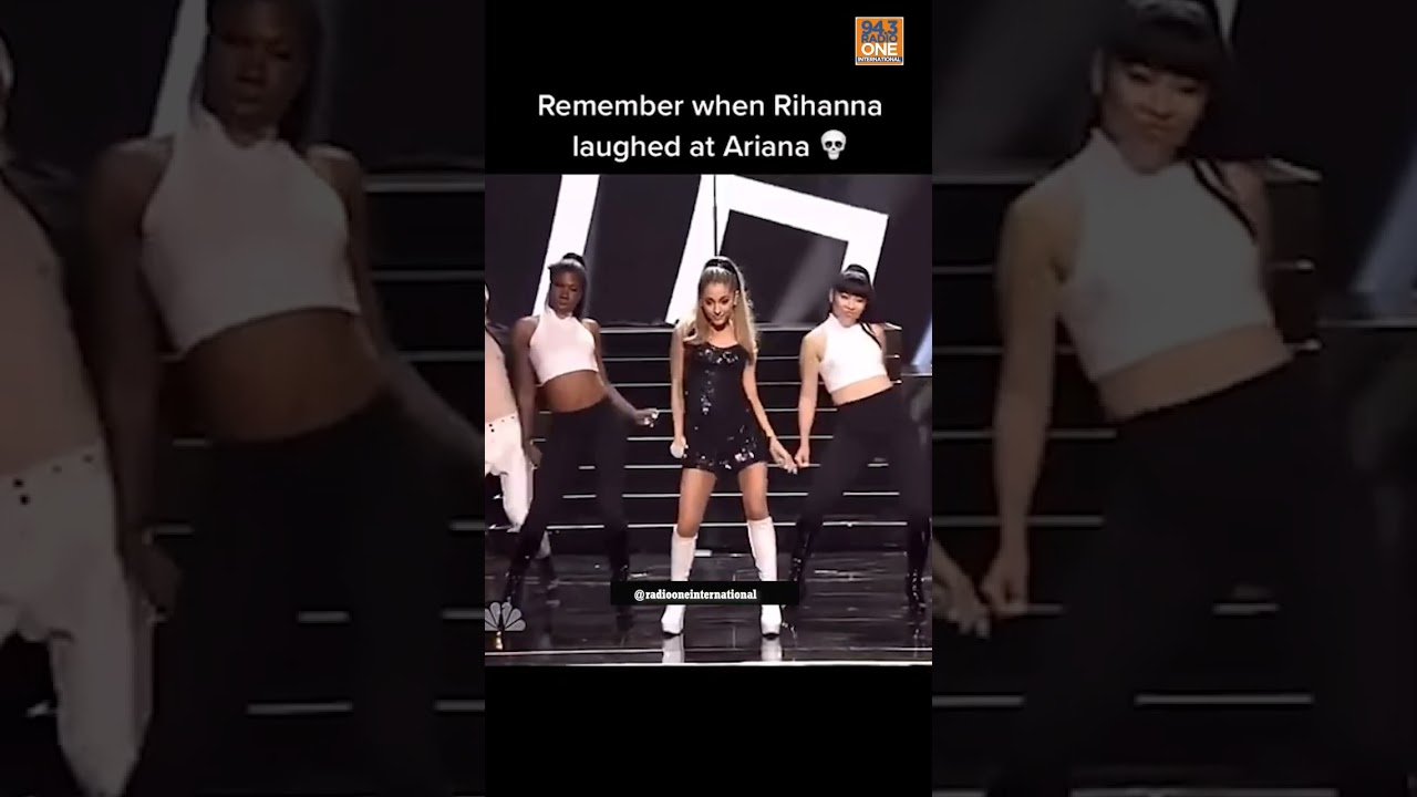 When Rihanna Laughed At Ariana #shorts