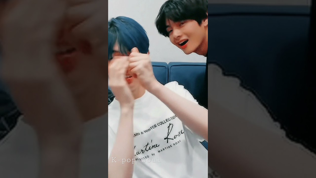 when taehyung meet his long lost brother yeonjun😶 #v #taehyung #bts #army #yeonjun #txt #moa #kpop