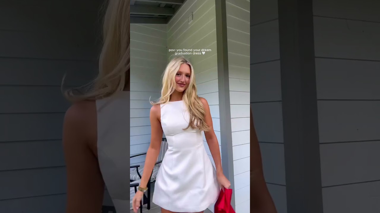 When you find the perfect white dress @rileykatemiller wears the Raquelle Mini 🤍 #showpo