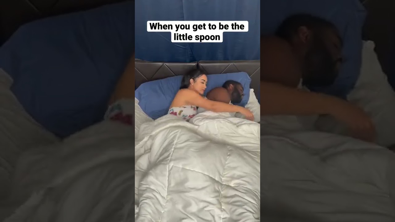 When you get to be the little spoon #littlespoon #cuddles #comedy #sirbigdre