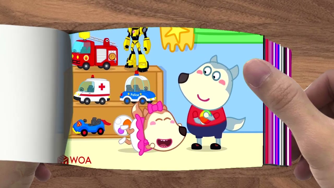 Where Are Wolfoo and Jenny - Wolfoo Gets Lost in the Forest  Kids Cartoon_R006