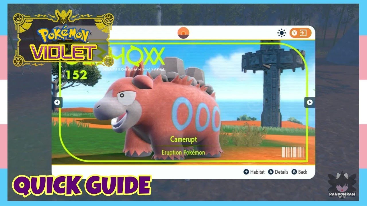 Where To Catch Camerupt In Pokemon Scarlet & Violet | Location Quick Guide