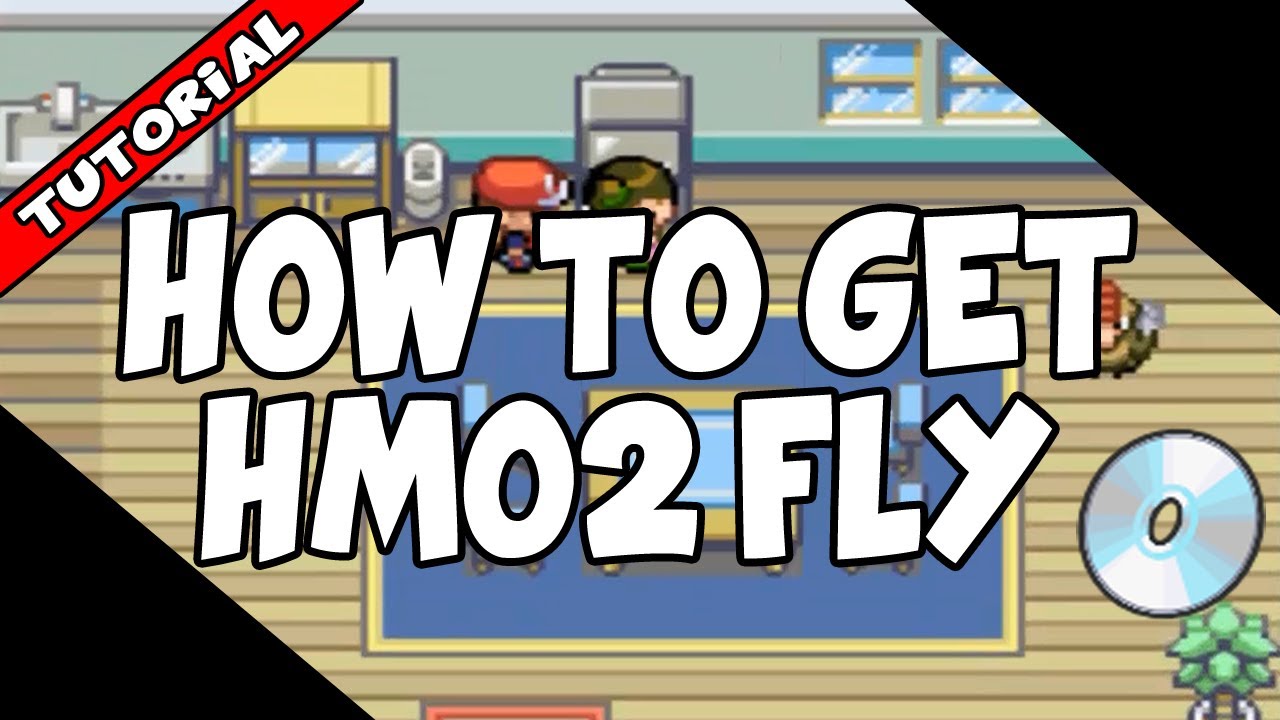 WHERE TO FIND HM02 FLY ON POKEMON FIRE RED AND LEAF GREEN