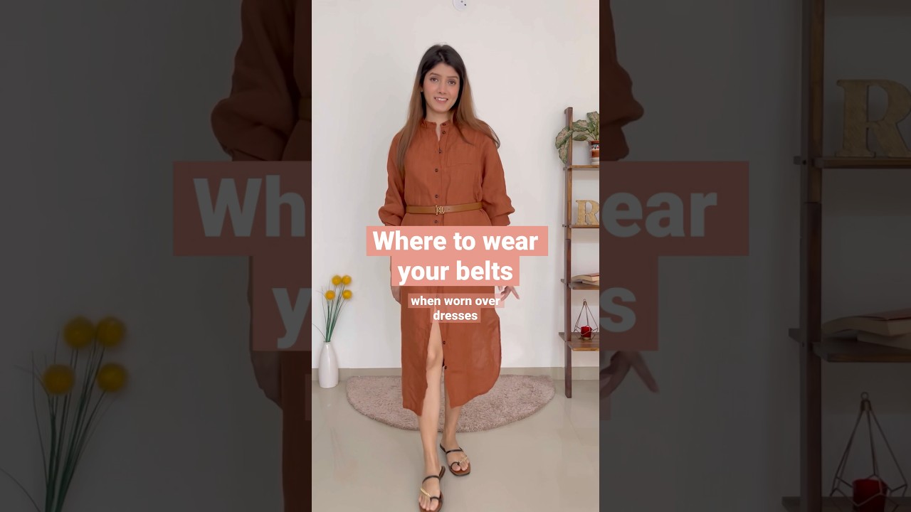 Where to wear your belts when worn over dresses | Ria Dixit #personalstylist #wardrobestylist