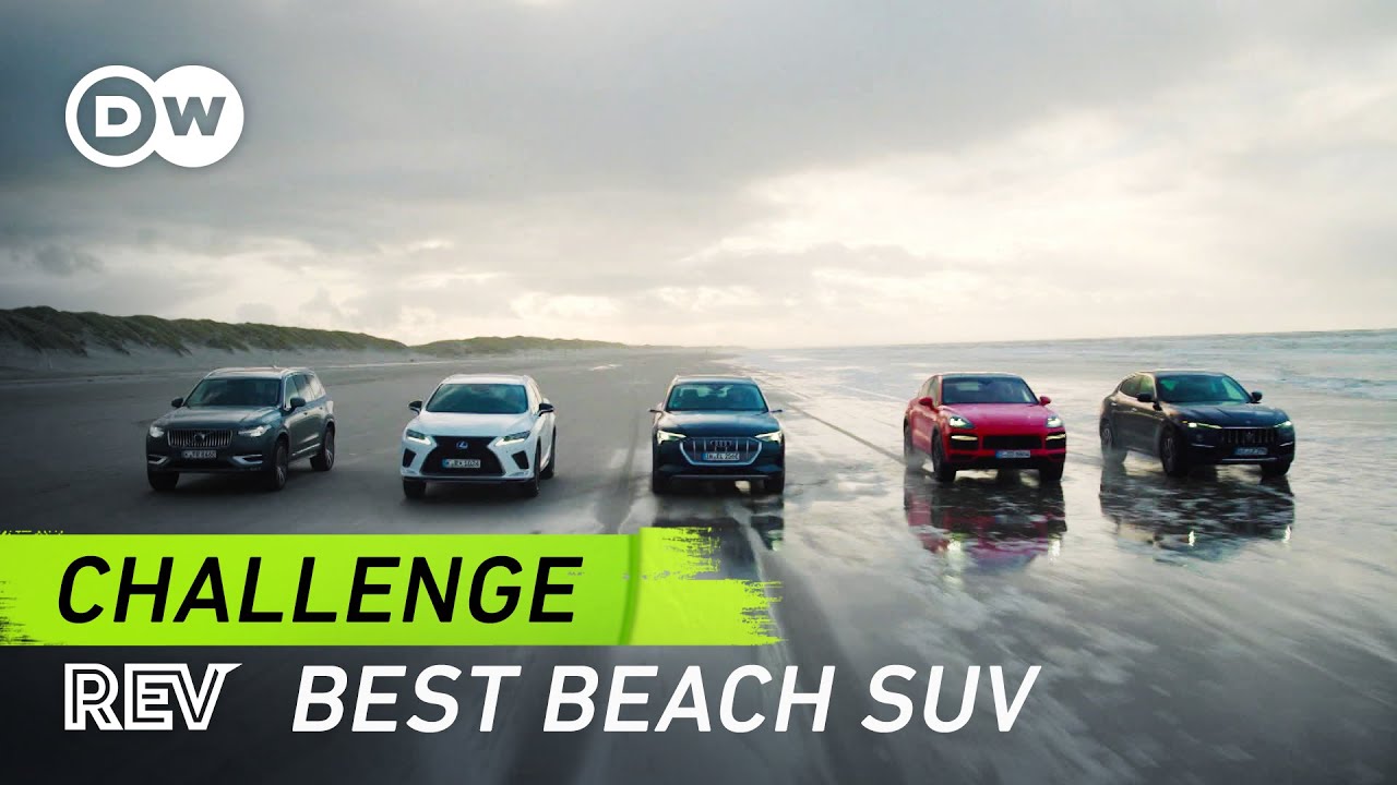 Which High-Power SUV Can Beat the Porsche Cayenne? | Challenge | Best Beach SUV