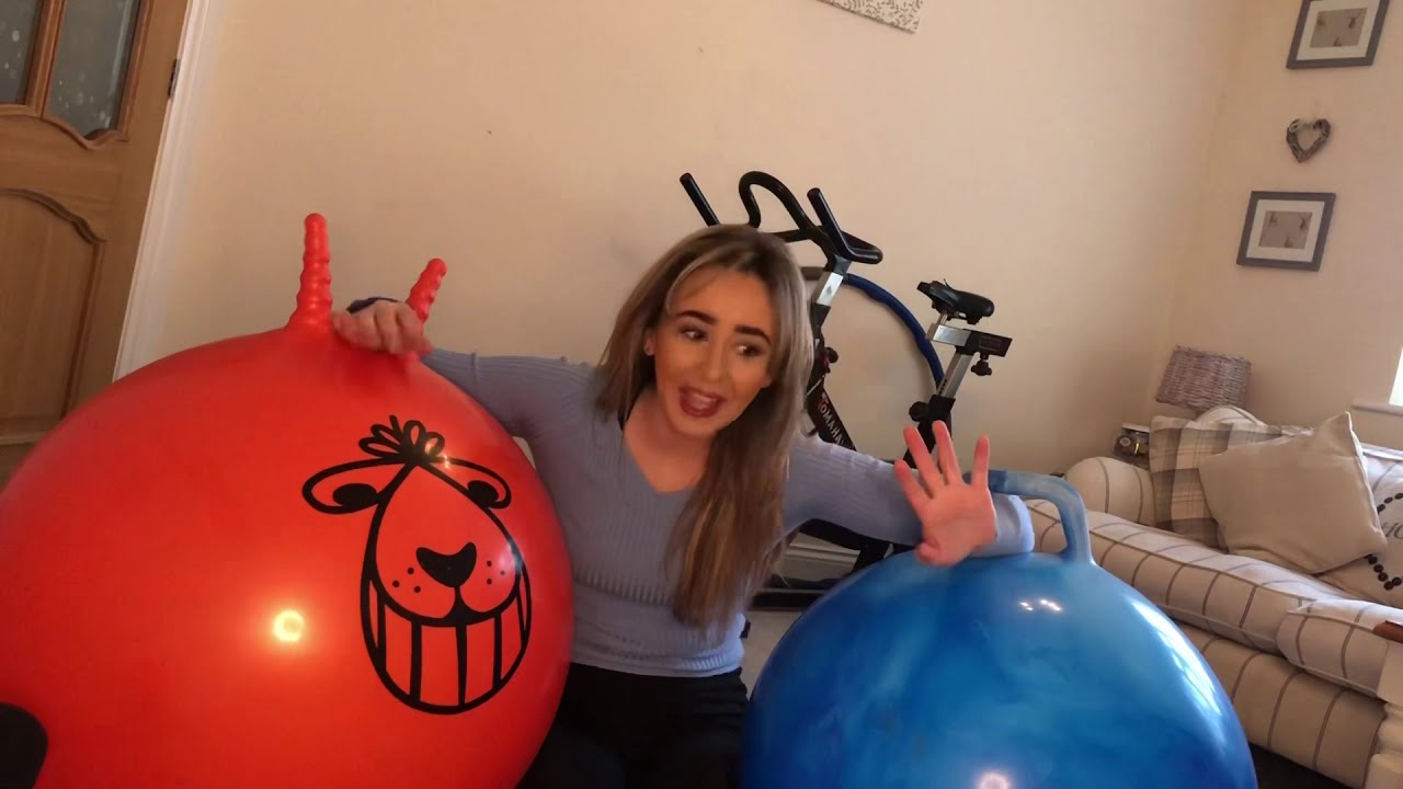 WHICH OF MY SPACE HOPPERS IS BETTER BLUE OR ORANGE CHALLENGE
