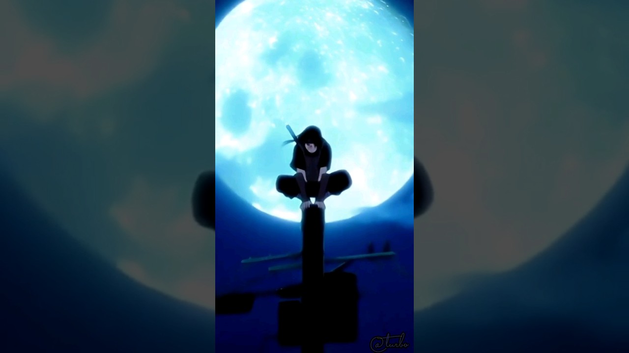 Which one is Beautiful🌕...... #anime #moon #naruto #shorts #itachi