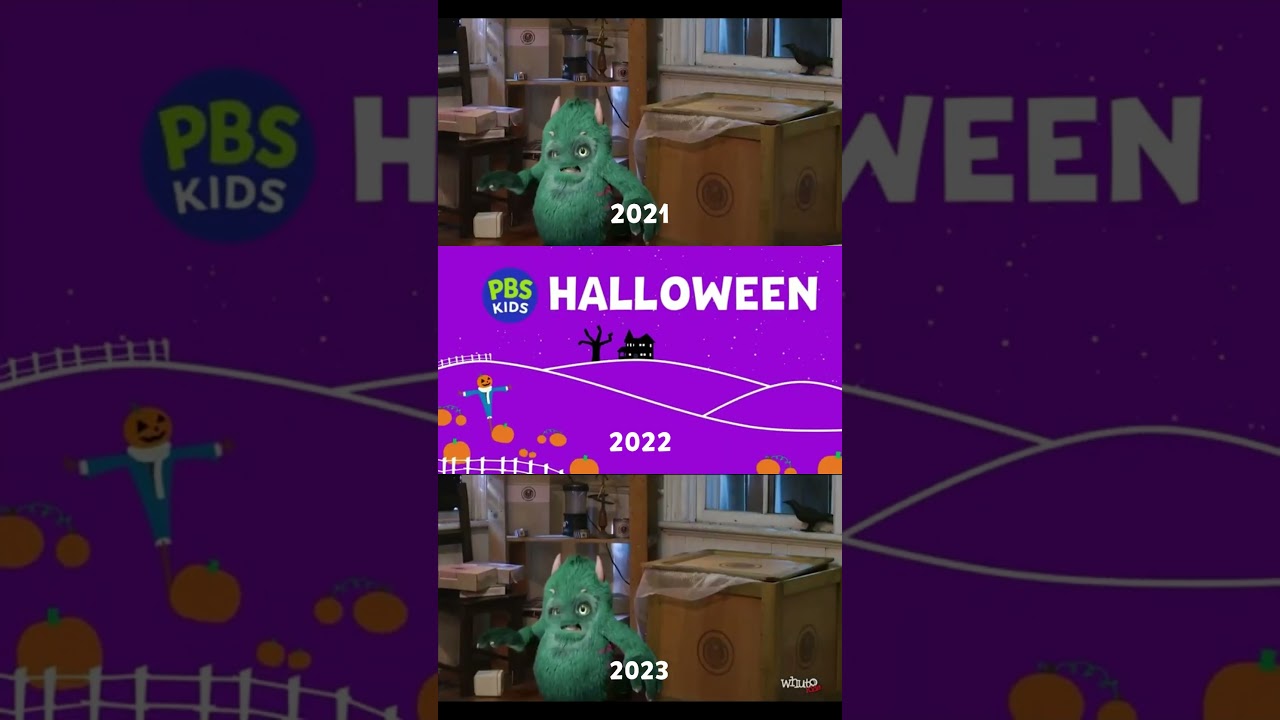 Which PBS KIDS Halloween promo is better? 2021, 2022, or 2023? #shorts