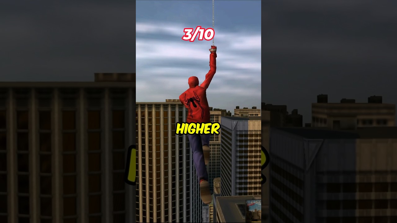 Which Spider-Man Game Offers the Best Web Swinging? #videogames #spiderman #spiderman2ps5