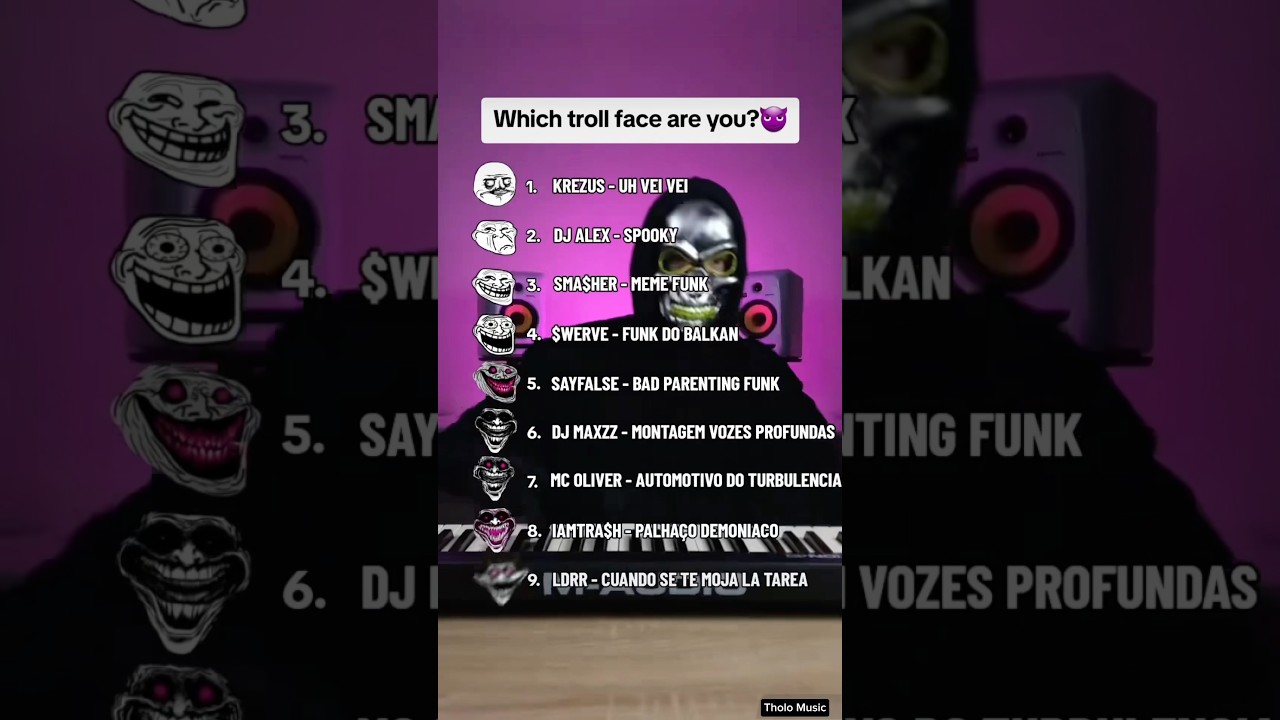 Which troll face are you?😈 #phonk #phonkmusic
