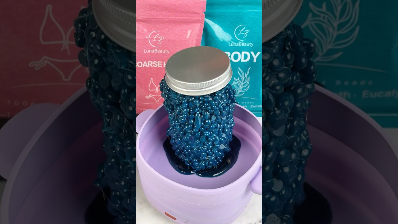 Which way do u prefer? 😍 #yeelen #yeelenwax #hairremoval #hardwax #waxbeads #waxing #asmr