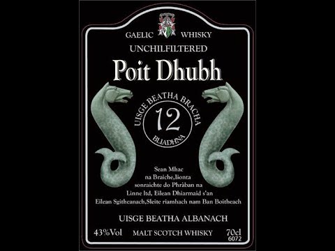Whisky Review: Poit Dhubh 12 yrs Blended Malt Scotch
