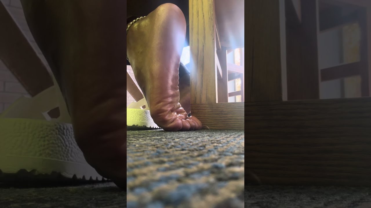 White Birkenstocks No Socks. Crazy Slippery Shoeplay soles in Library (almost caught)