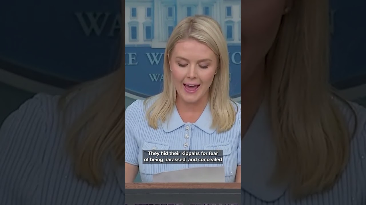 White House press secretary responds to Harvard anti semitism on campus