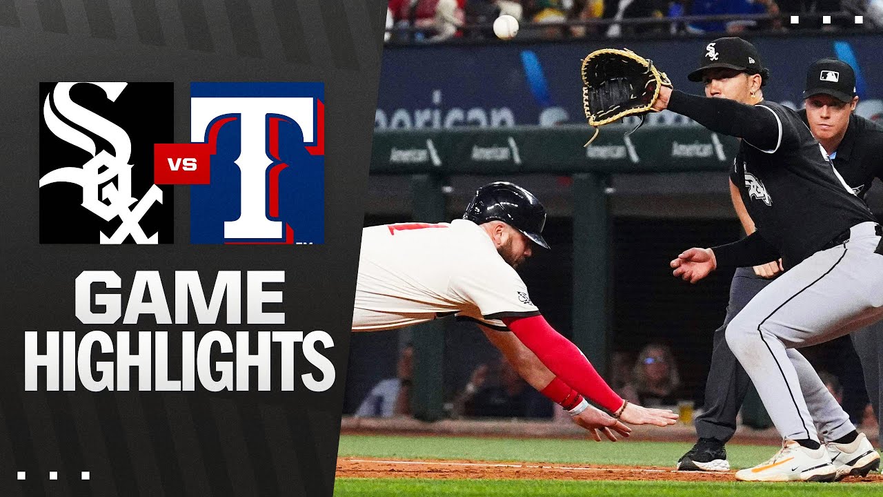 White Sox vs. Rangers Game Highlights (6/13/25) | MLB Highlights