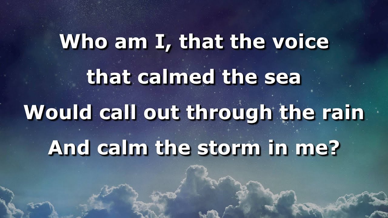 Who Am I? Instrumental with lyrics (Casting Crowns)
