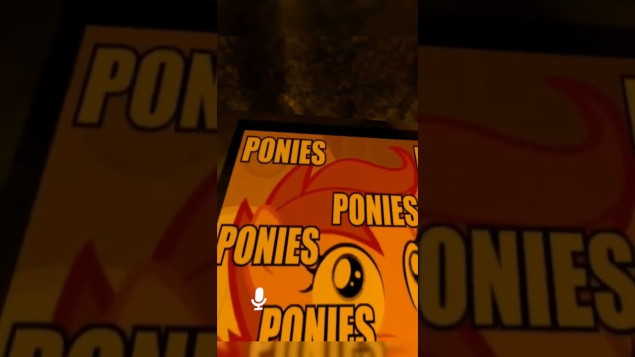 who doesn't love ponies #shorts #cringe #mylittlepony #mlp #vr #virtualreality #vrchat #weird #goofy