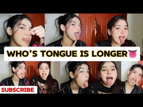 who has the longest tongue😃😂| muskan vlogs #muskanvlogs