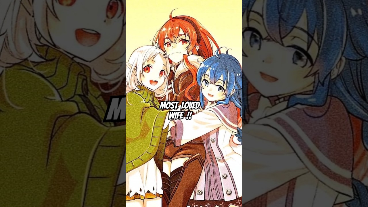 Who is the Most Loved Wife of Rudeus? || Mushoku Tensie In Hindi || #anime #shorts #rudeus