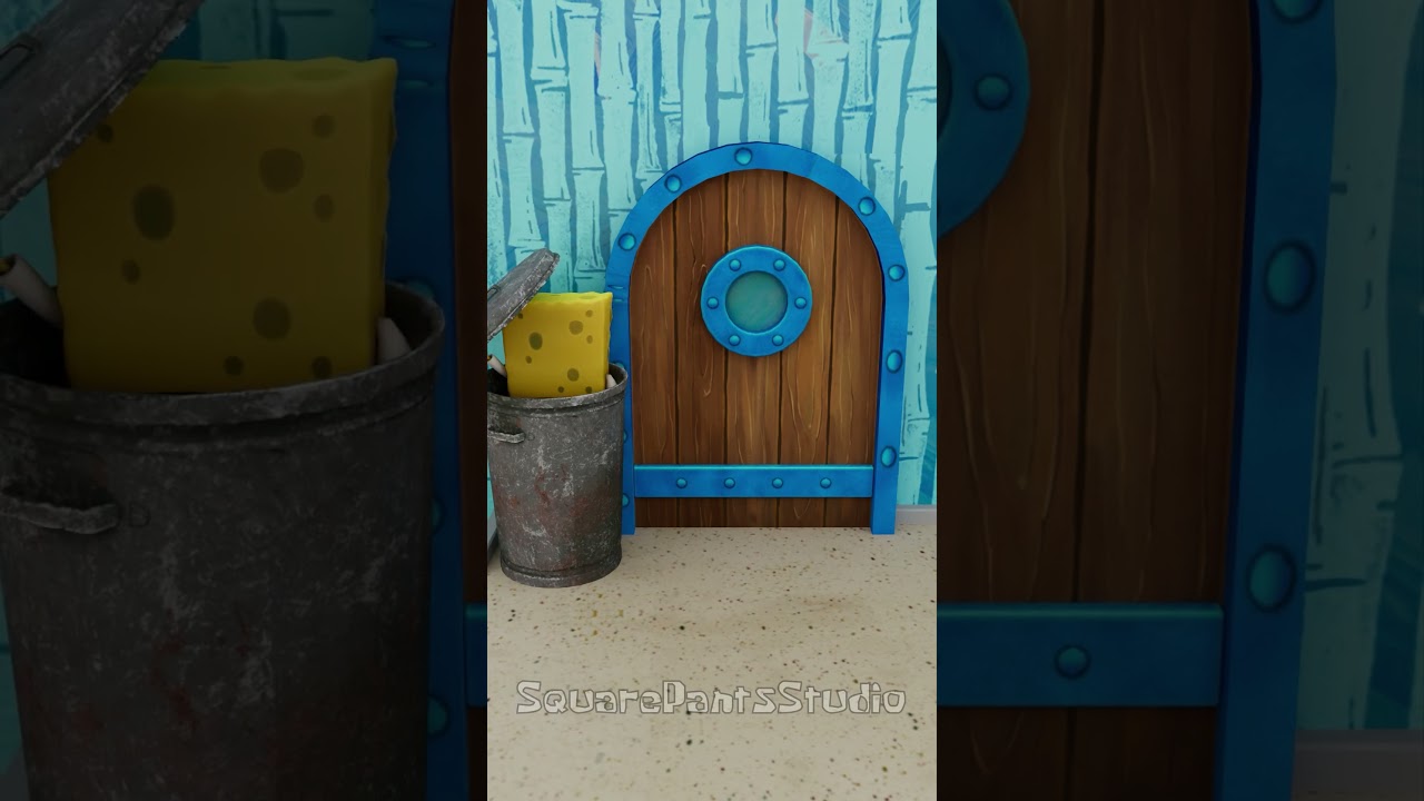 Who Keeps Knocking? SpongeBob Knows! 🤣🚪#spongebob