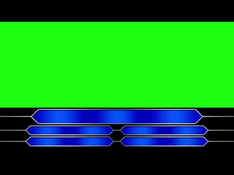 Who wants to be a millionaire Green Screen