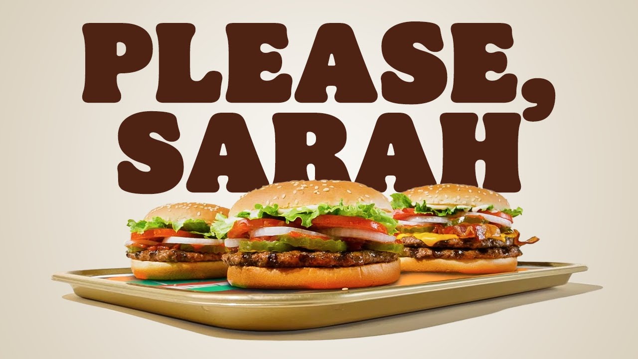 Whopper Whopper Ad, but he just wants to see the kids again