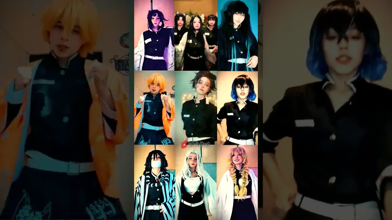 Who's your favorite⁉️ #dance #cosplay #demonslayer #kny #anime #fyp #trending #tiktok #foyou #shorts
