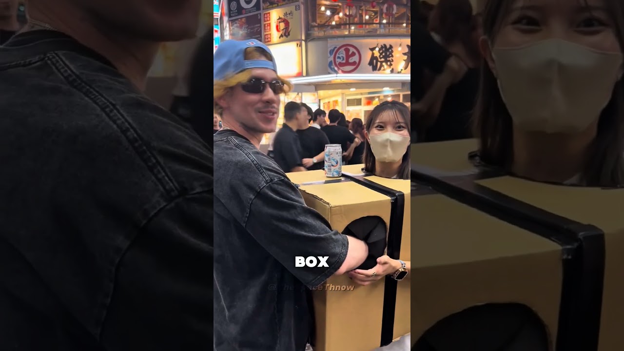 Why Are Girls Wearing Boxes in Japan!