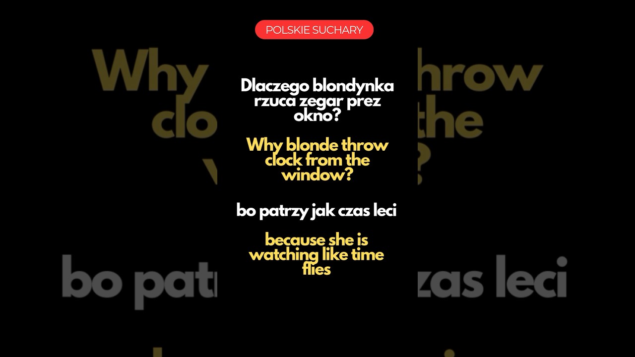 Why blonde ... ? #polska #poland #polish @Polish_Geek