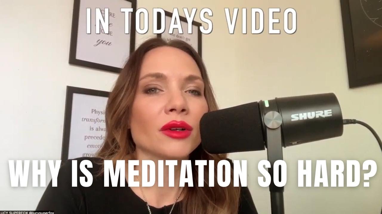 Why can't I meditate? Why you struggle to meditate! The lowdown and how to shift it!