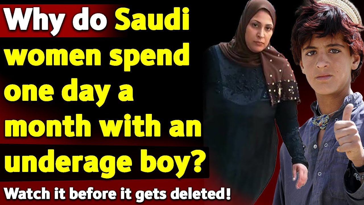Why do saudi women spend one day in a month with a boy?