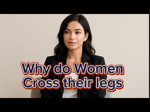 Why do Women Cross their Legs while Sitting #BodyLanguage #WomenPosture #Elegance #CrossedLegs