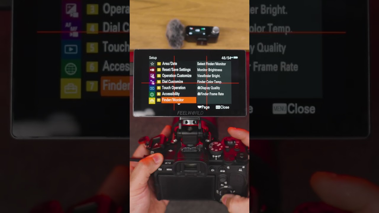 Why Does Sony Do This? |A Tutorial of How to Fix The Black Bars on Your Camera Monitor #feelworldp6x