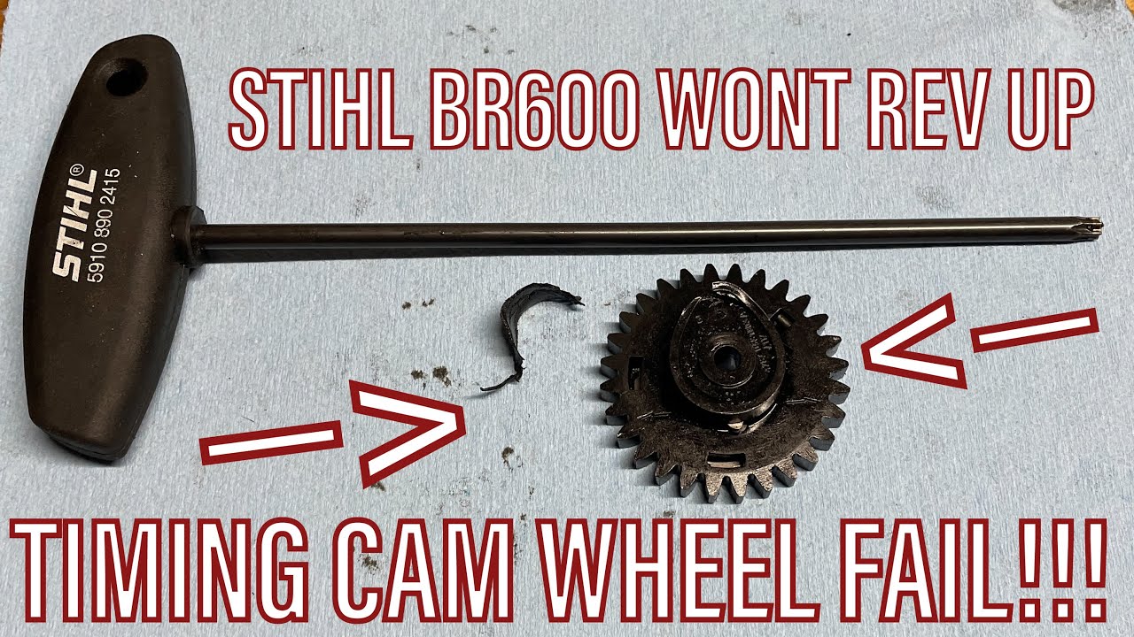 Why doesn't my Stihl 4-Mix blower run like it should? Not as powerful & rpm not as high (BR600)