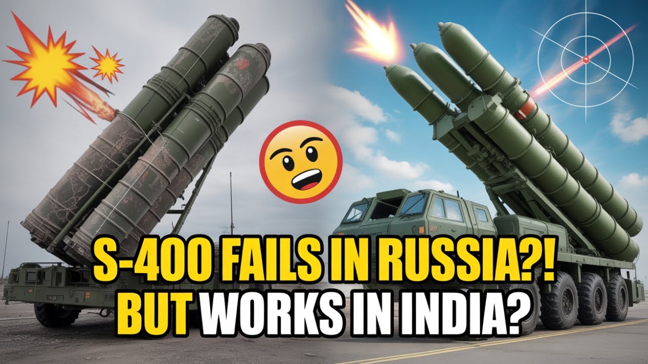 Why India’s S-400s Are Unstoppable (And Russia’s Aren’t!)