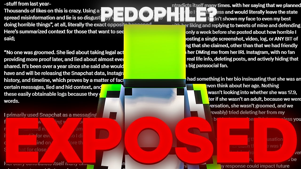 Why is Dream being Exposed? (Pedophilia, Grooming)