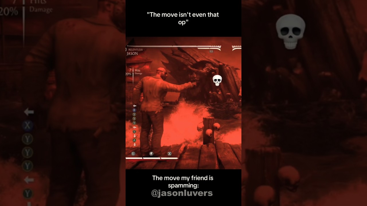 Why is Jason just pointing menacingly? 😱