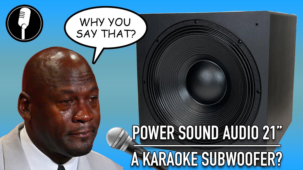 WHY? Power Sound Audio Karaoke Subwoofer 21 inch Review