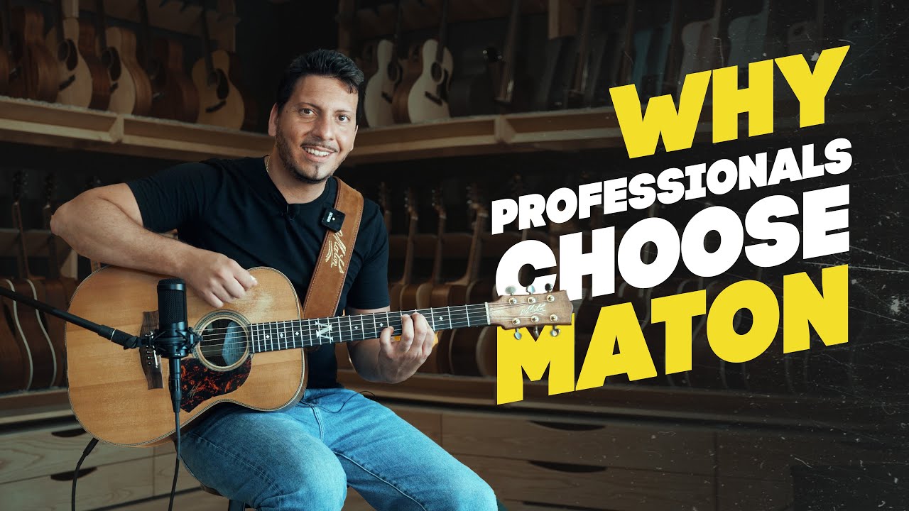 Why professionals choose MATON guitars | Andrea Valeri