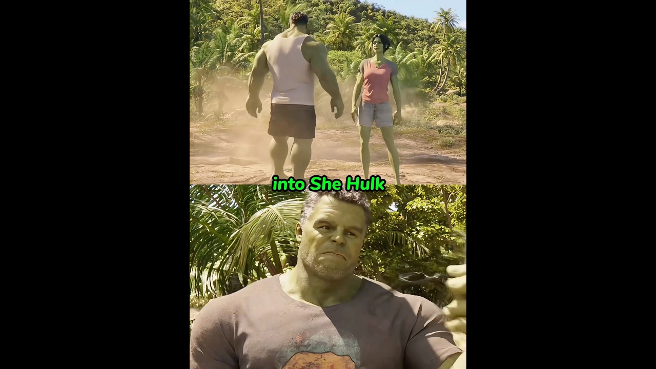 Why Smart Hulk Can’t Transform Back, But She-Hulk Can💀 #hulk #ironman #avengers #marvel #shorts