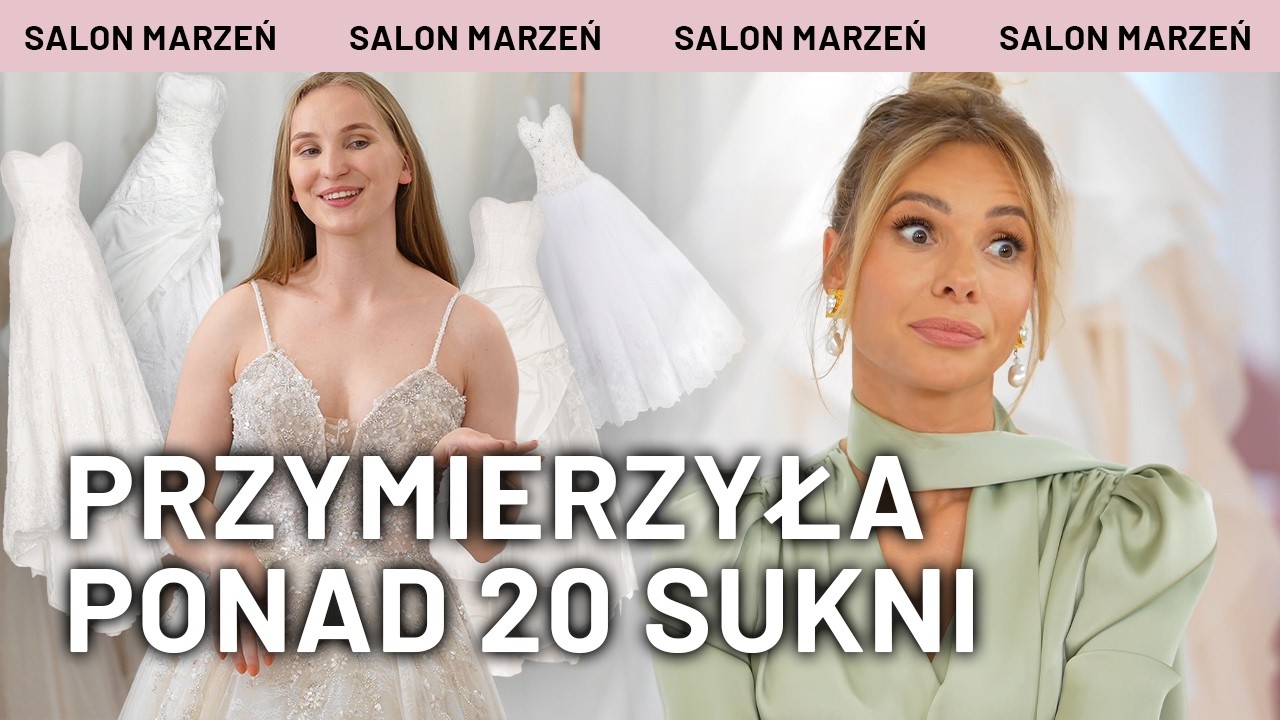 Widuje narzeczonego TYLKO RAZ w miesiącu?😳 Przymierzyła 23 suknie ślubne🫢 | Izabela Janachowska