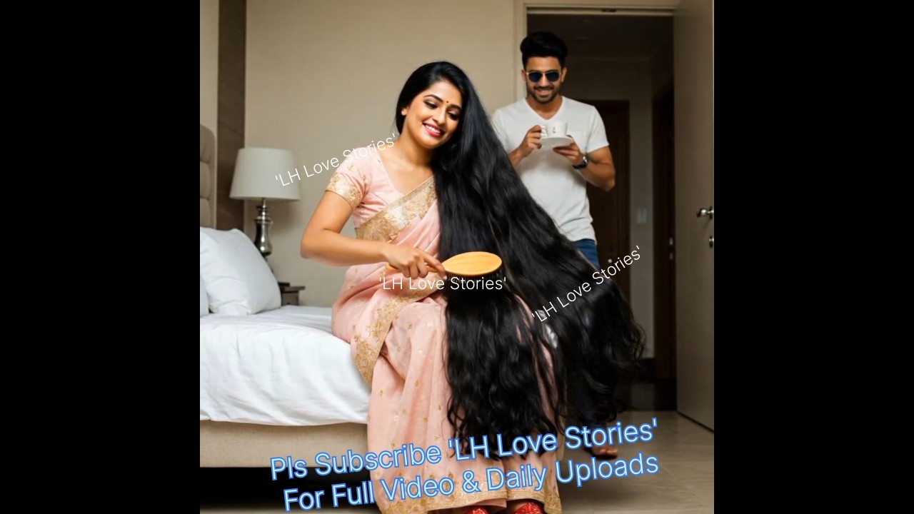 Wife's Long Thick Hair Romance In Hotel🌹🔥#shortsfeed #youtubeshorts #shortsvideo #shorts #longhair