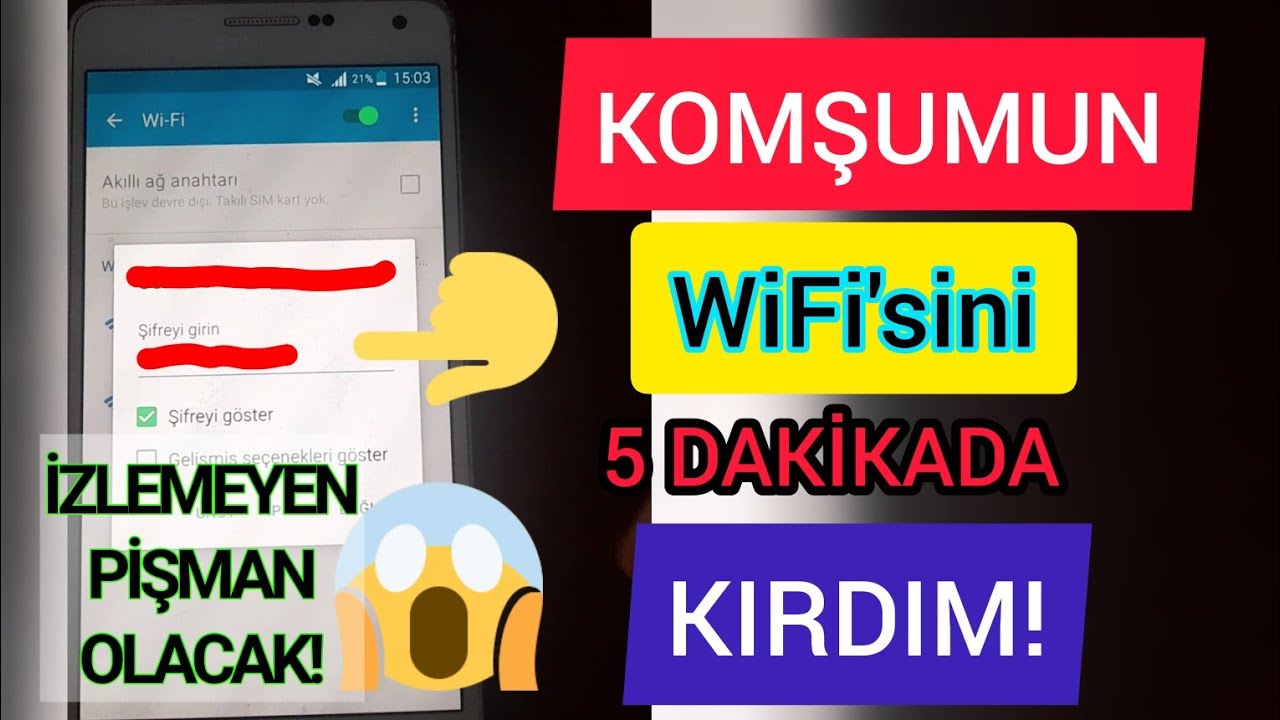 Wifi Şifre Kırma 2025 Öyle Bir Şey Yok Rootsuz %100 Çok Kolay