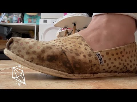 Wiggling in soaking wet Toms!! Have I ruined them??