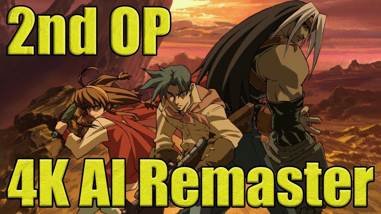 Wild Arms 2 Opening (2nd) 4K AI REMASTER [Resistance Line by Kaori Asoh]